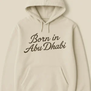 Hoodie Born in Abu Dhabi
